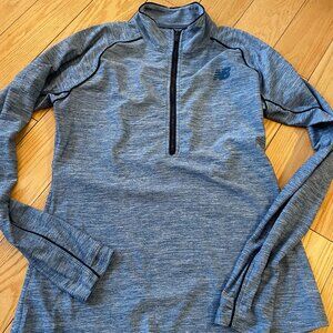 new balance running half zip